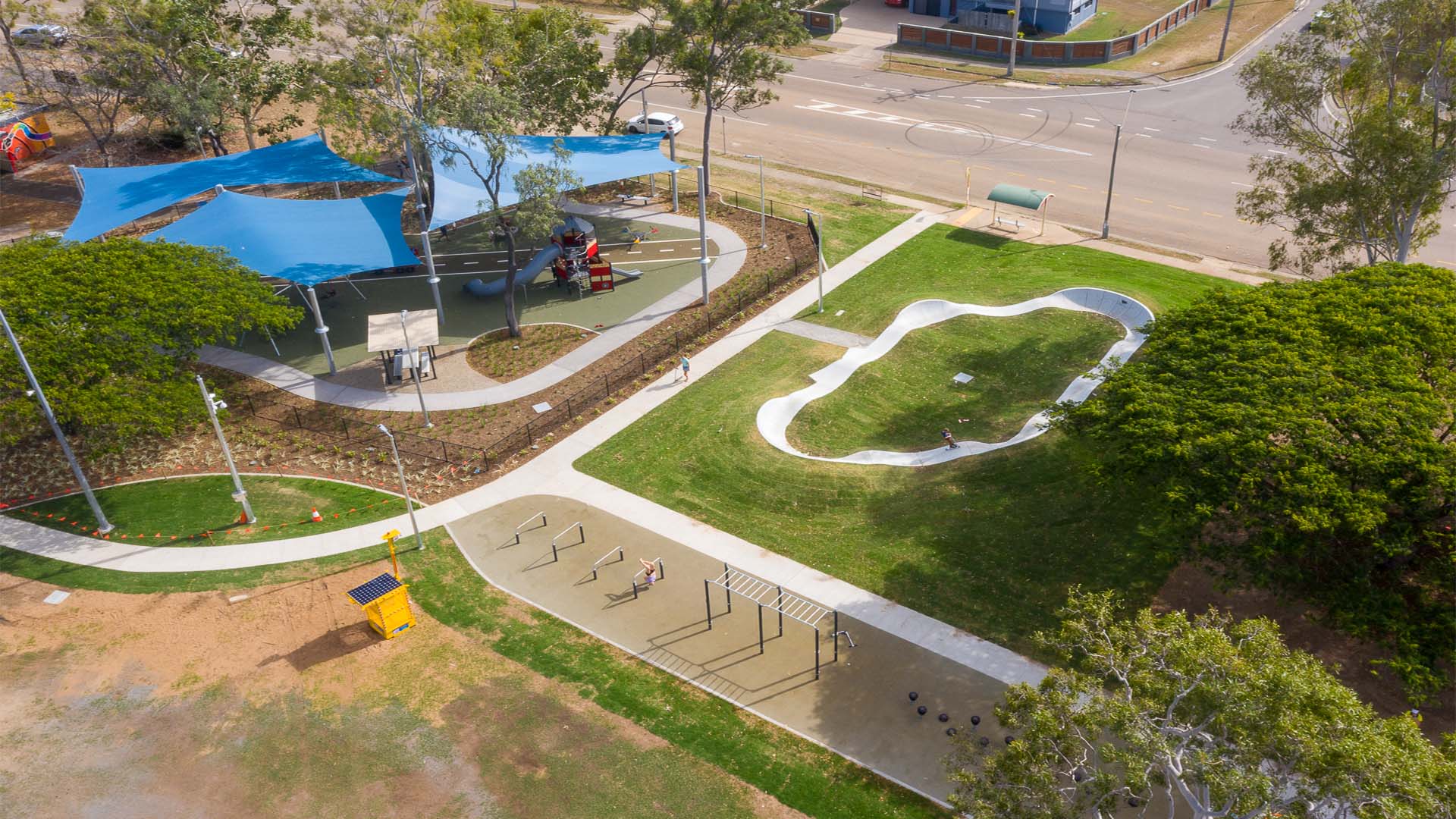 Parkitect Modular Pumptrack Heatley Park Townsville