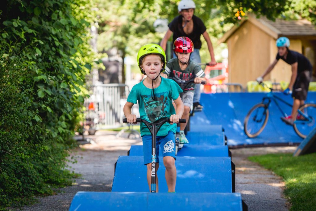 What is a Modular Pumptrack? Kids Love to Ride Bikes and Scooters
