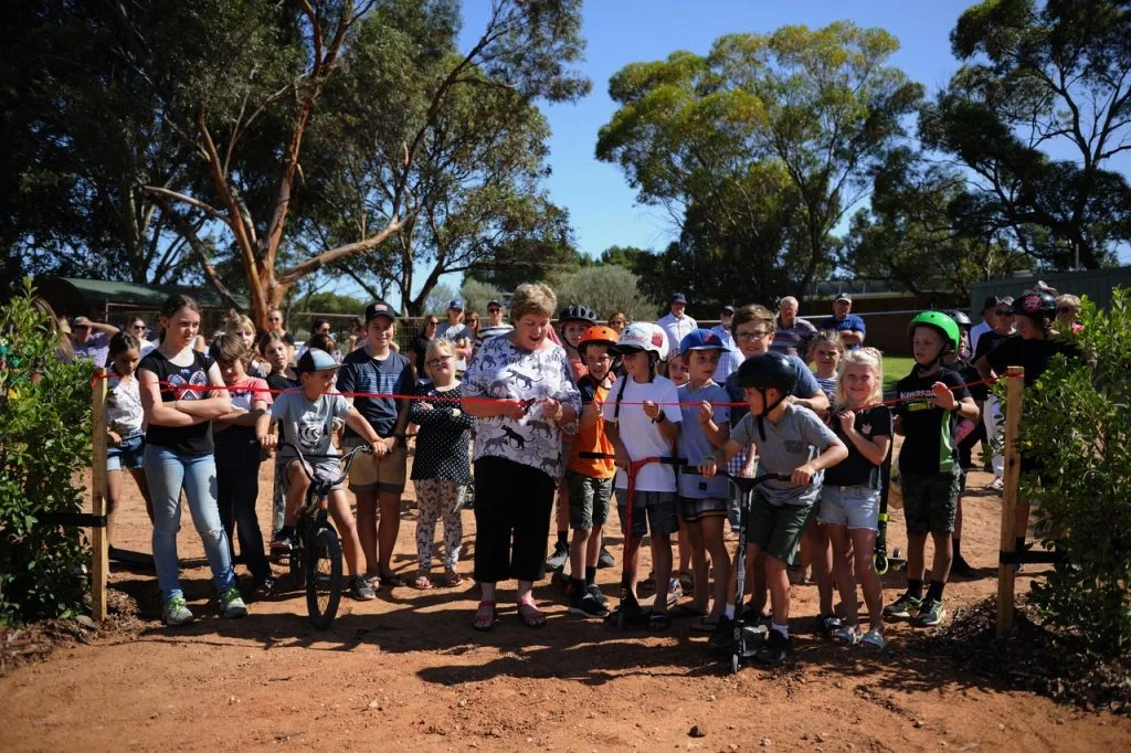 What is a Modular Pumptrack? Ribbon is cut on new pump track on Australia Day 2020