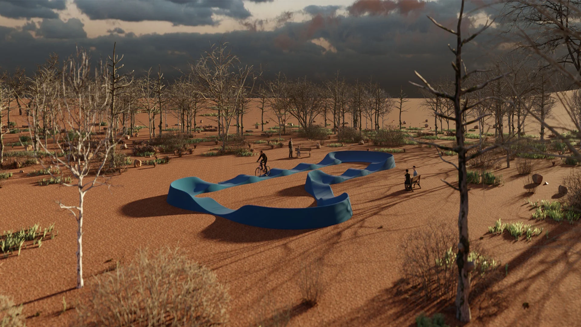What does a pump track cost?